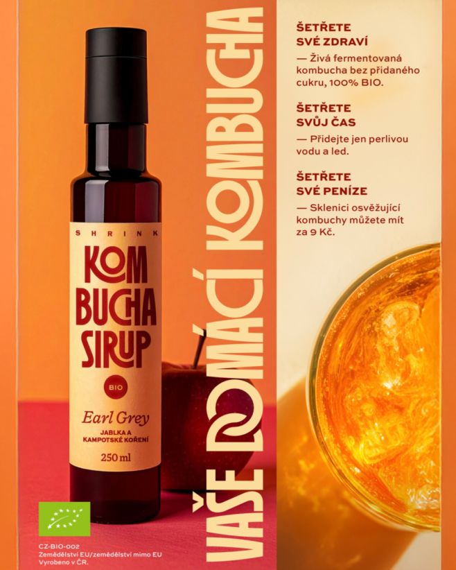 Kombucha sirup je požehnání nejen na léto - fermentovaná dobrota z Earl Grey, jemně kořeněná kořením z Fair Trade farmy La...